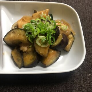 夏野菜と鶏胸肉炒め